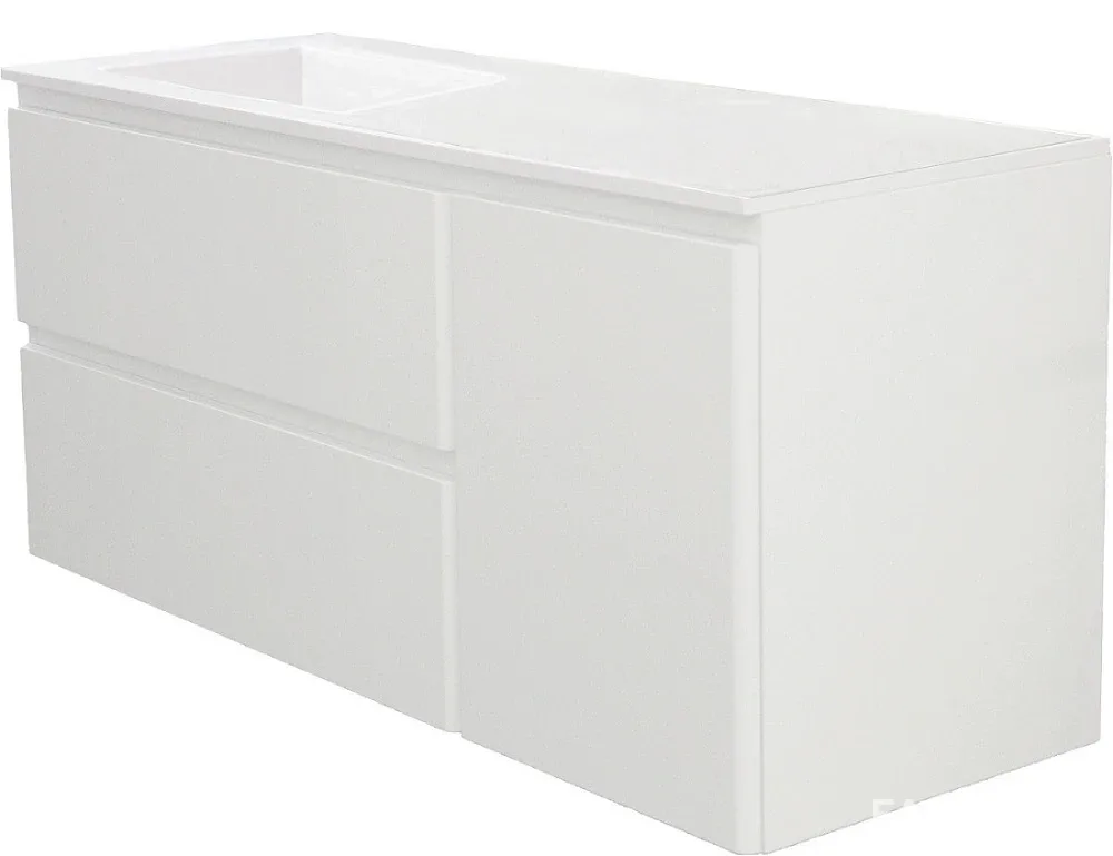 Шафка під умивальник Jassel ліва 1200 White, Air-Line