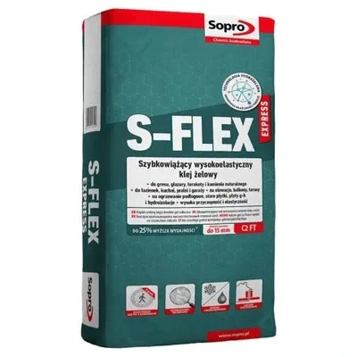 Клей для плитки S-Flex Express 203, 22,5 кг, Sopro
