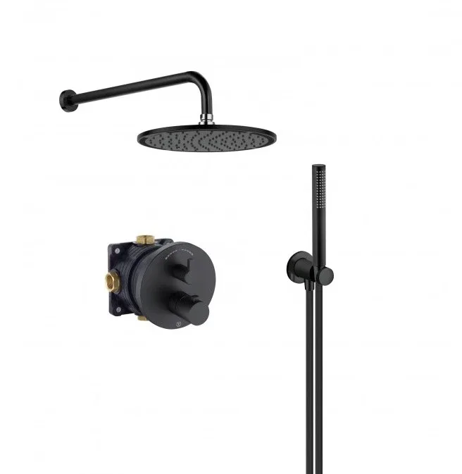 Душова система 7 в 1 Nova Fonte Black matt, Kludi
