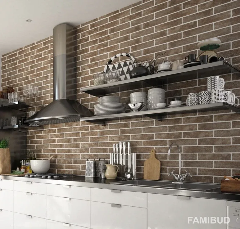 Плитка фасадна Baker Street Slim, 60×250×6, Світло-бежевий, Golden Tile