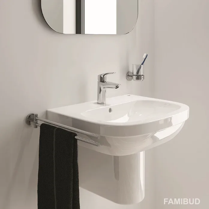 Змішувач для умивальника Eurosmart S Size 23922003, Хром, Grohe