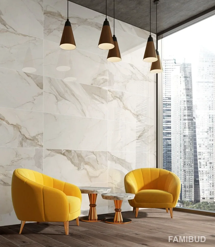Плитка керамогранітна Calacatta Silver 120 LUX, 600×1200×11, Azteca
