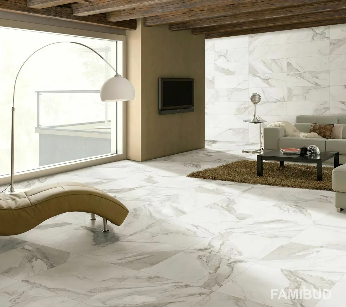 Плитка керамогранітна Calacatta Silver 60 Natural, 600×600×11, Azteca