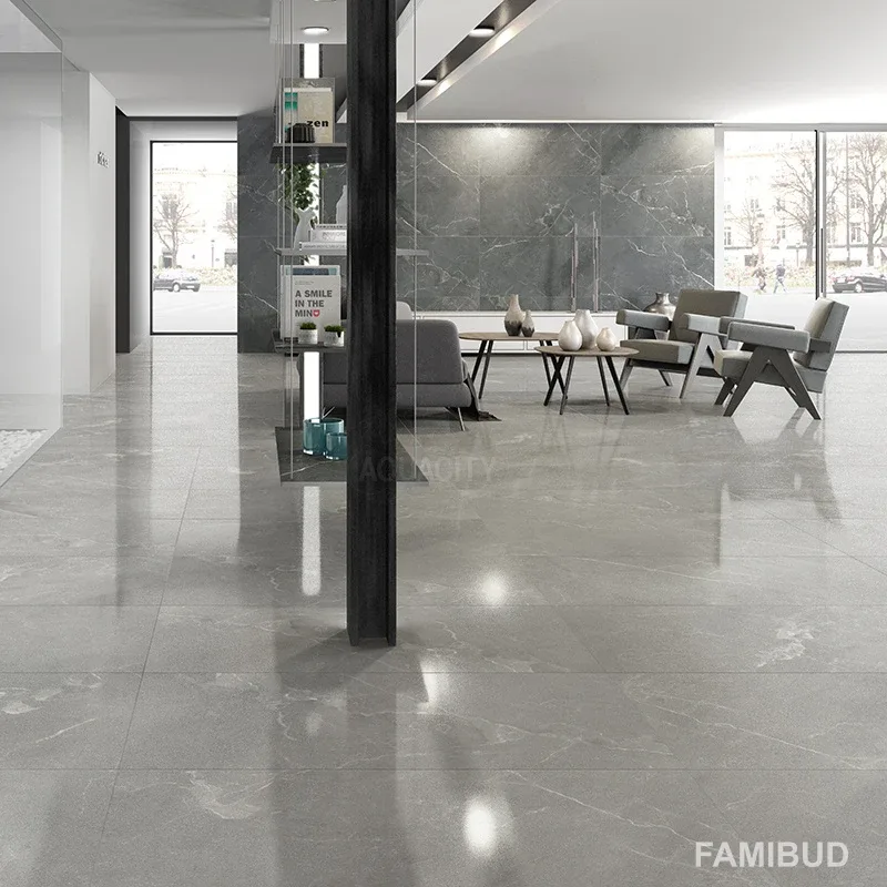 Плитка керамогранітна Dubai Grey LUX, 600×600, Azteca