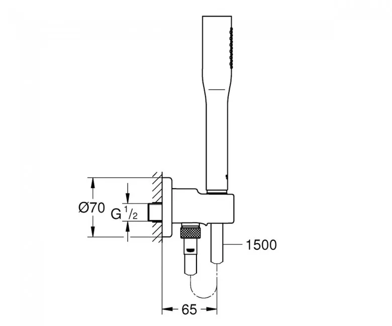 Душовий набір Euphoria Cosmopolitan Stick 26404000, Grohe