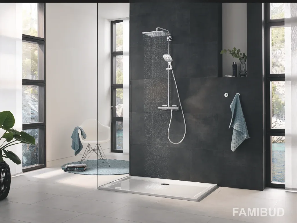 Лійка для ручного душу Rainshower Smartactive 130 Cube, Grohe