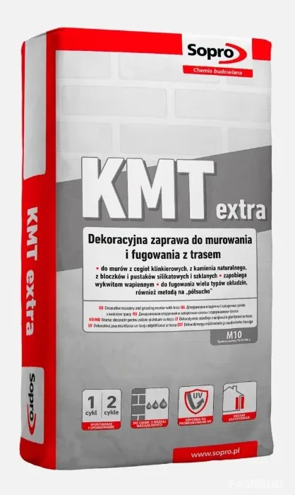 Розчин для кладки клінкерної цегли Sopro Kmt Extra