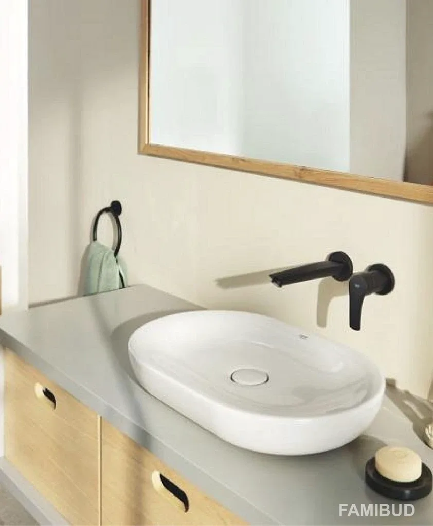 Змішувач для умивальника M-Size Eurosmart 293382433, Чорний, Grohe