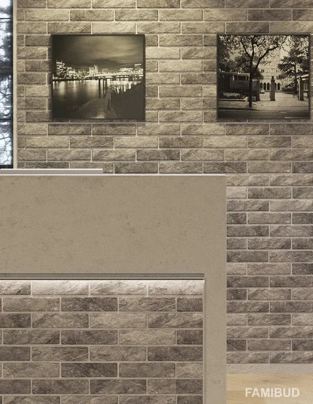 Плитка стінова London Slim, 60×250×6, Бежевий, Golden Tile