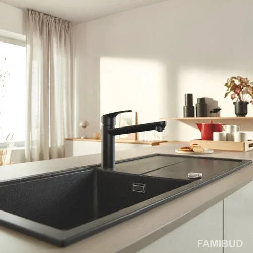 Змішувач для кухні Eurosmart Black matt 304632430, Grohe
