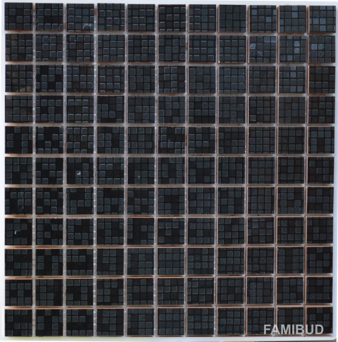 Мозаїка 3039 С Pixel Black, 300×300×8, Котто Кераміка