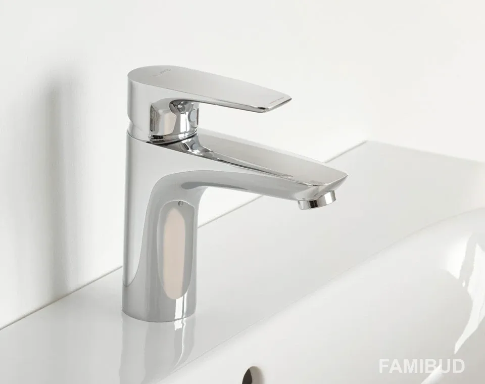 Змішувач для умивальника 75 DN 15 Pure&Solid, Kludi