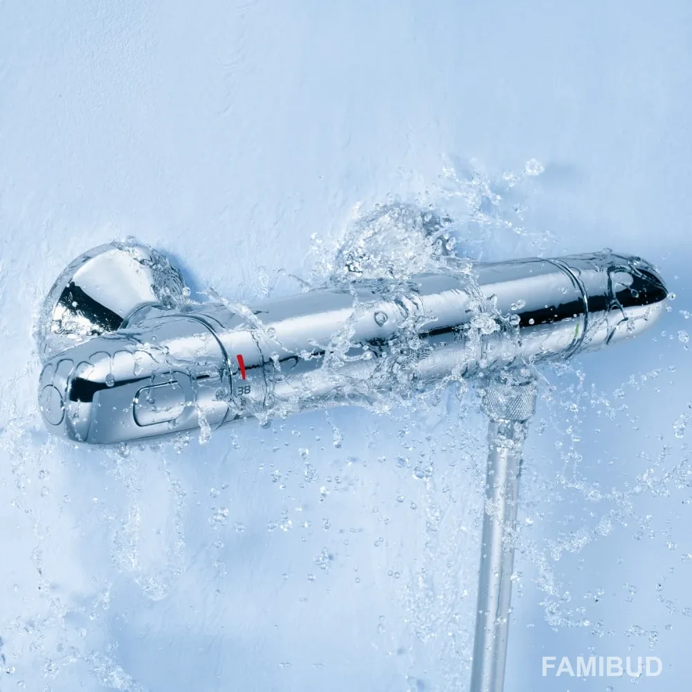 Змішувач для душу Grohtherm 1000, Хром, Grohe