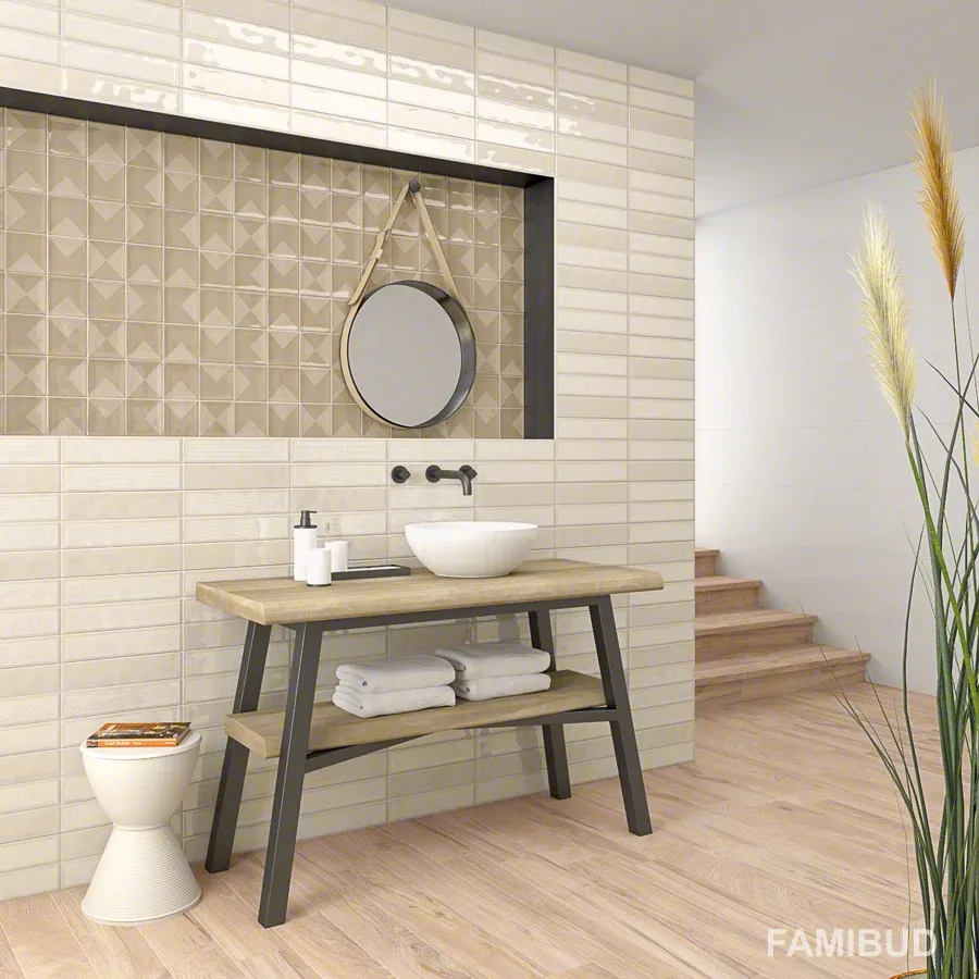 Плитка стінова Hanami Marfil, 75×335×9,1, Vives