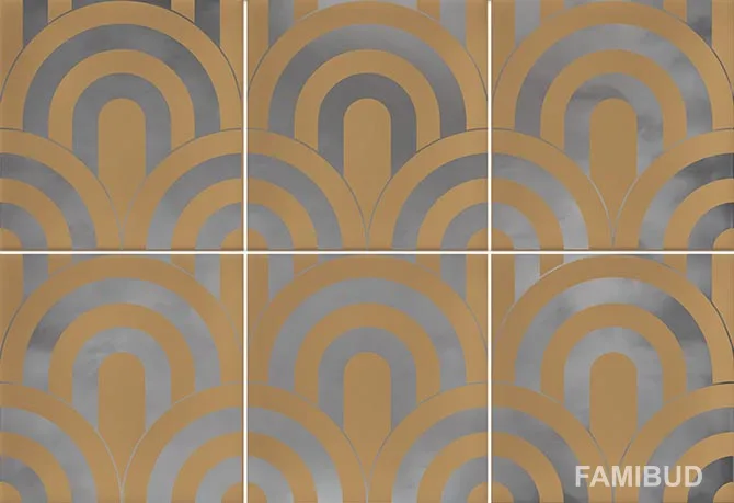 Декор Hanami Takada Caramelo Plata, 230×335×9,1, Vives