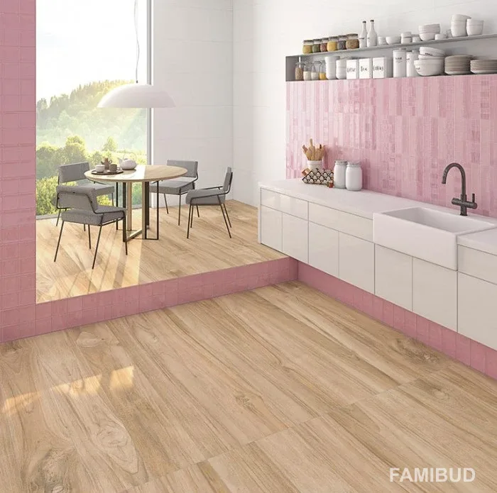 Плитка стінова Hanami Kaika Rosa, 230×335×9,1, Vives