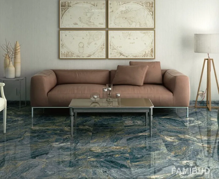 Плитка керамогранітна Agate Blue A, 595,5×1193, Aparici