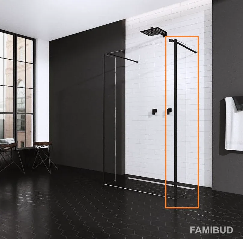 Бокова стінка Modo SW Black 30, Radaway