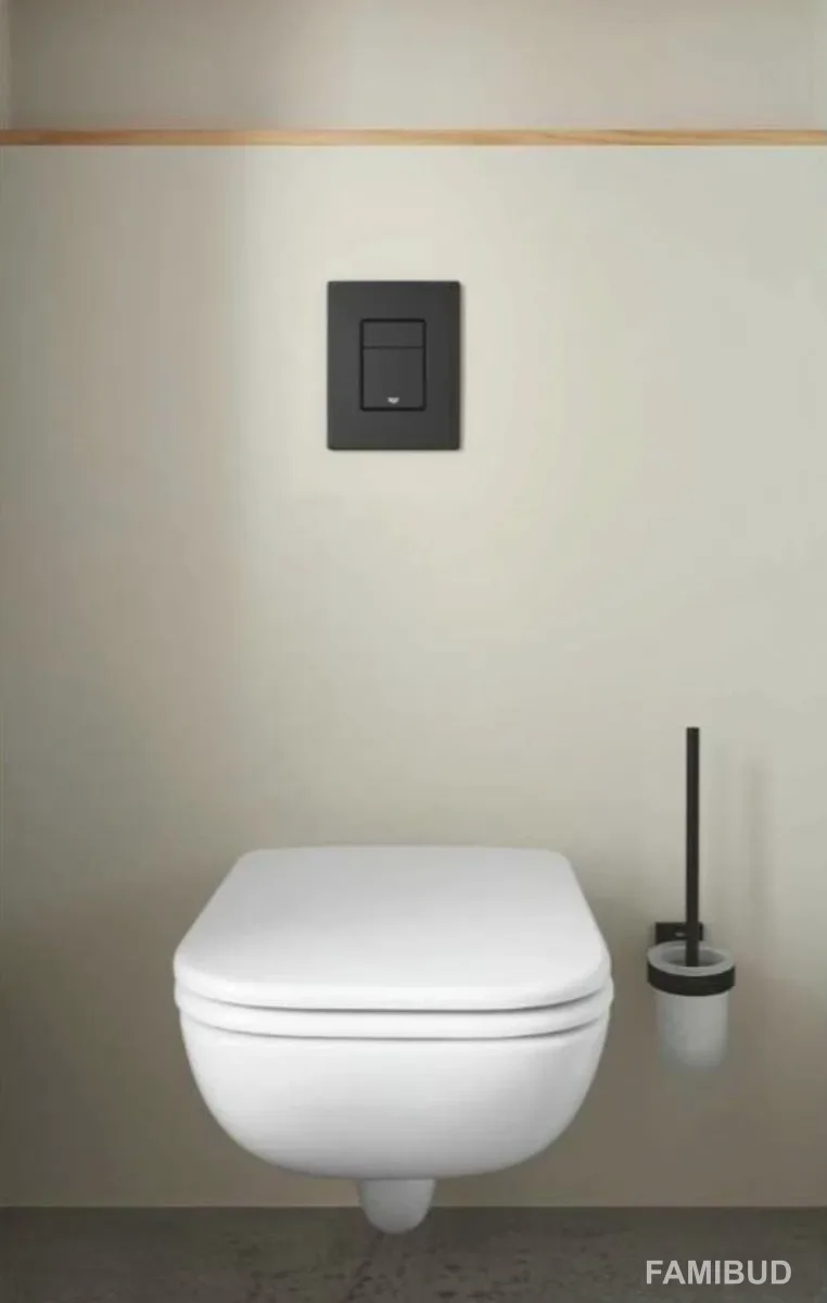 Комплект інсталяції Rapid SL set 3в1+кн Skate Cosmopolitan фантомний, Чорний, Grohe