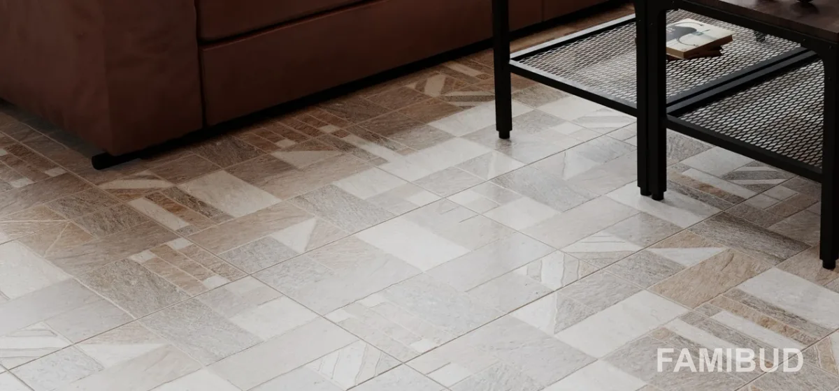 Плитка керамогранітна Misto Mattone коричневий, 400×400×8, Golden Tile