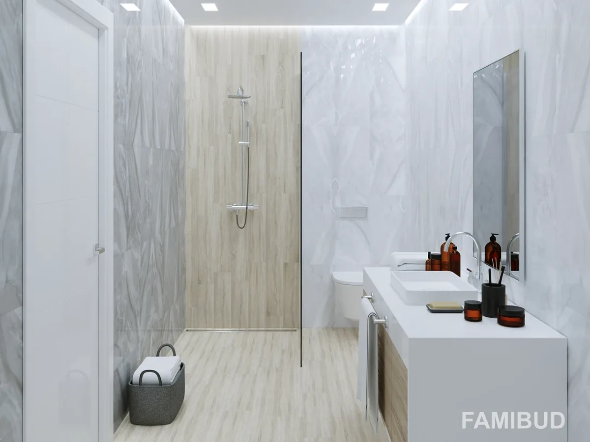 Плитка стінова Lazurro, 300×600×9, Сірий, Golden Tile