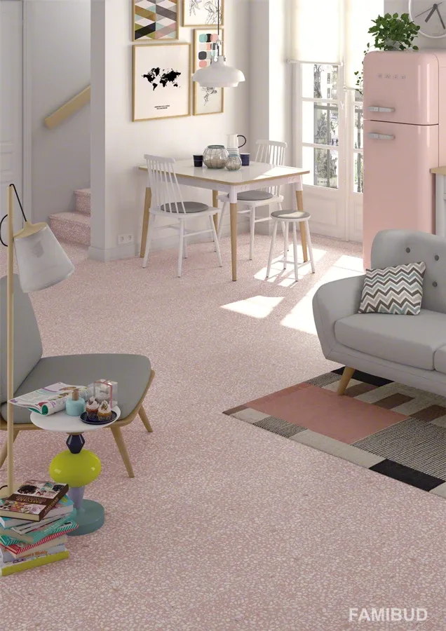 Плитка керамогранітна Farnese Amalfi-R Rosa Rect, 293×293×8,2, Vives