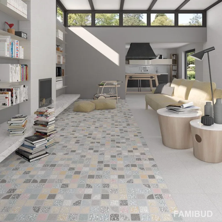 Плитка керамогранітна Farnese Quirinale-R Multicolor Rect, 293×293×8,2, Vives