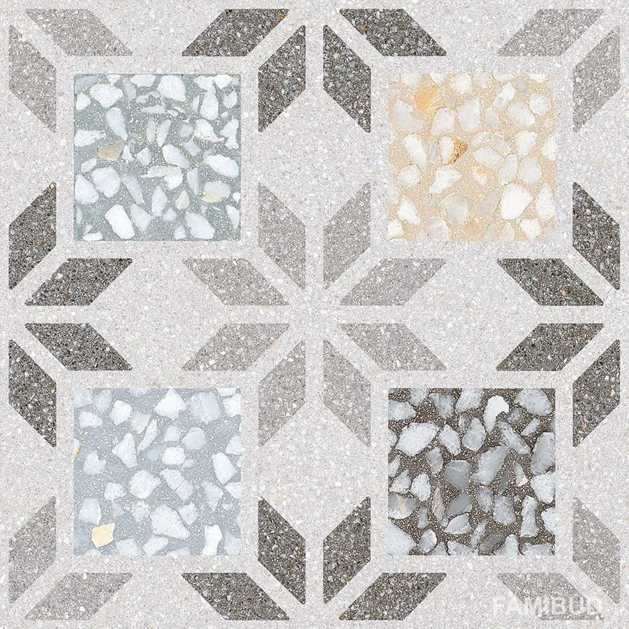Плитка керамогранітна Farnese Apulia-R Multicolor Rect, 293×293×8,2, Vives