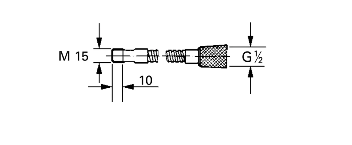 Шланг для змішувачів з висувним, Grohe
