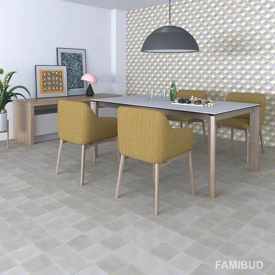 Плитка керамогранітна Pop Tile Sixties-R Humo Rect, 150×150×8, Vives