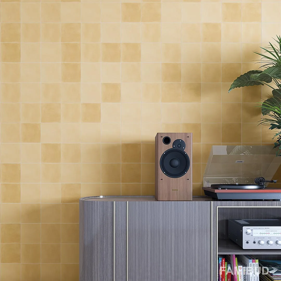Плитка керамогранітна Pop Tile Sixties-R Ocre Rect, 150×150×8, Vives