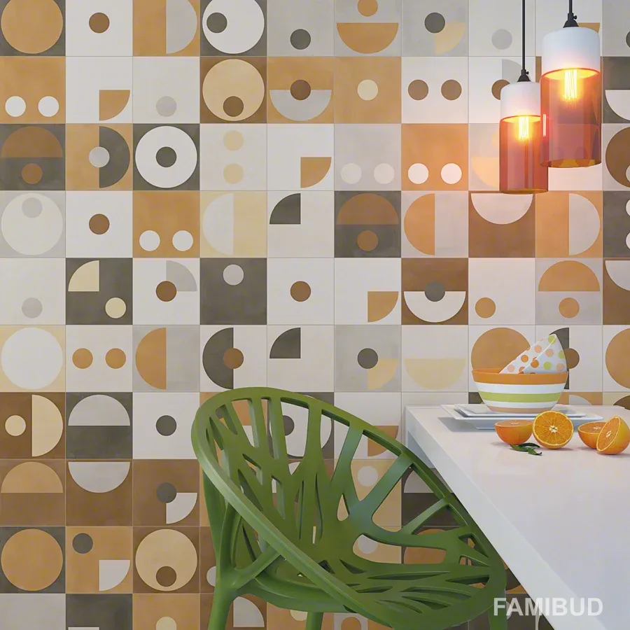 Плитка керамогранітна Pop Tile Popart-R Rect, 150×150×8, Vives