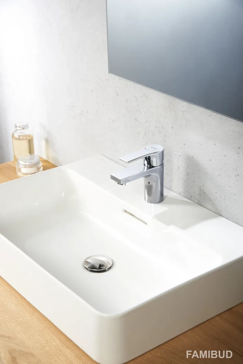 Змішувач для умивальника 75 DN 15 Zenta SL 482600565, Kludi
