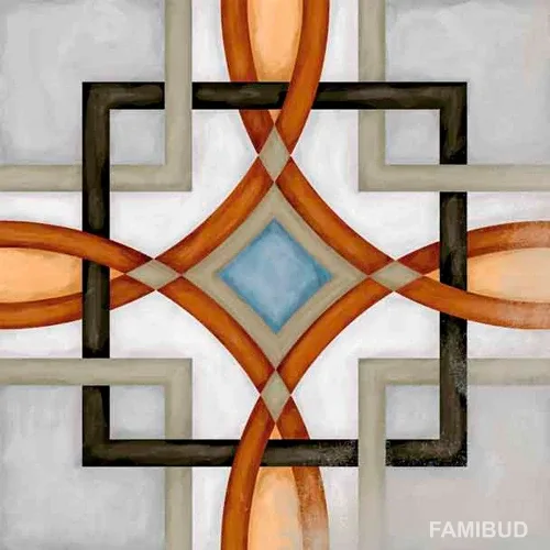 Плитка керамогранітна Fornos Multicolor декор, 200×200×8, Vives