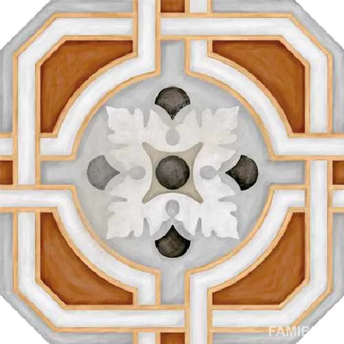 Плитка керамогранітна Octogono Zimer Multicolor, 200×200×8, Vives