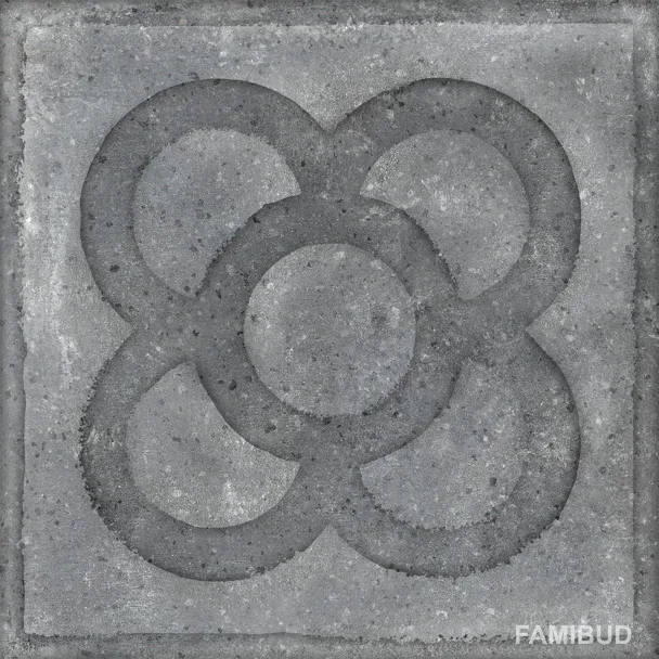 Плитка керамогранітна Paulista Grafito Antideslizante, 200×200×8, Vives