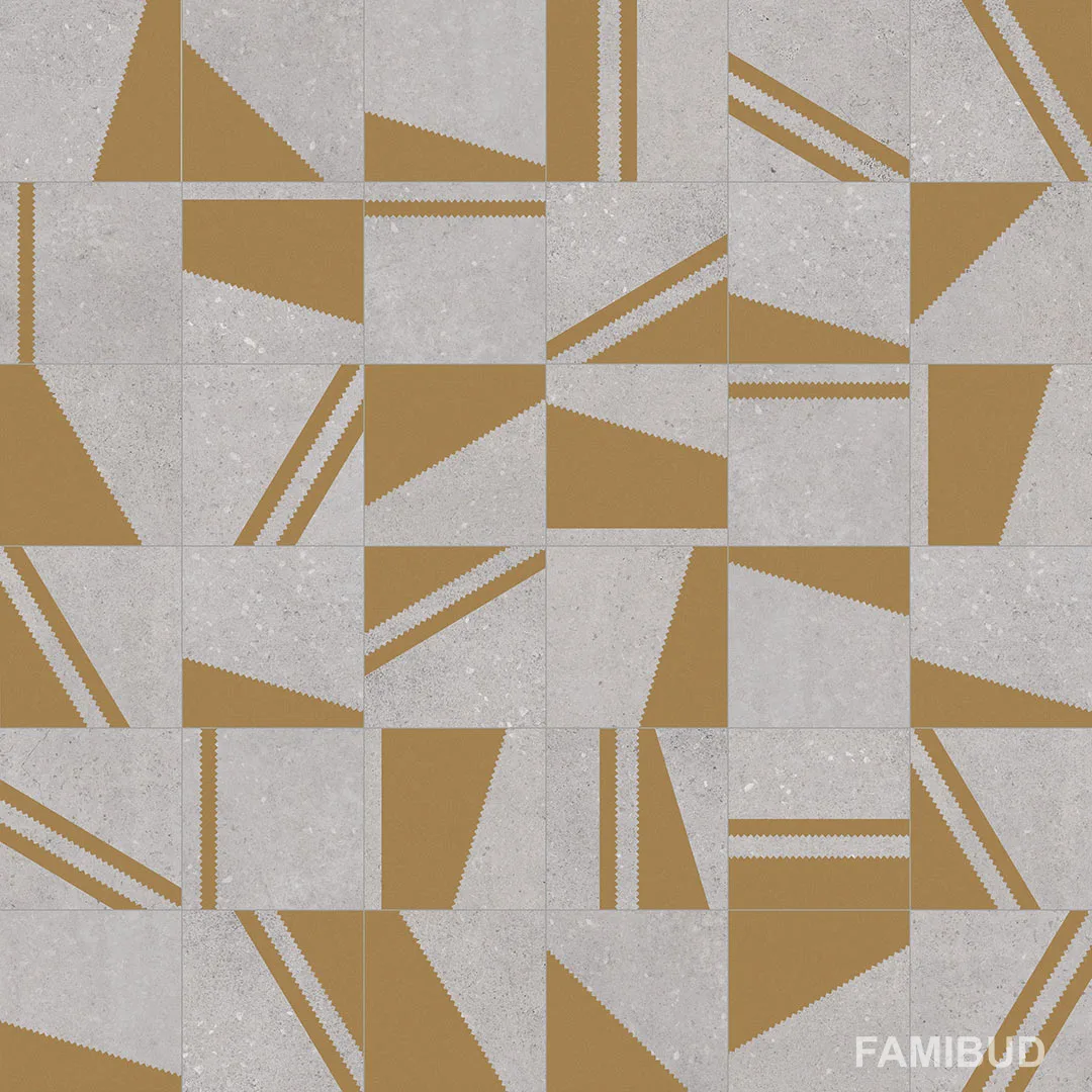 Плитка керамогранітна Nassau Kokomo Gris Oro, 200×200×8, Vives