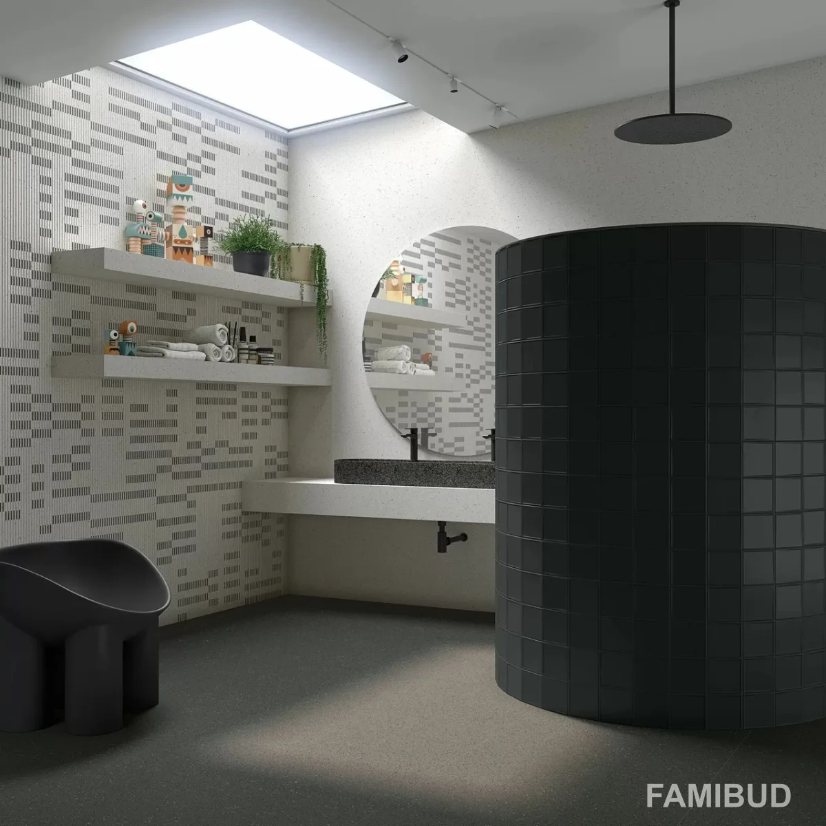Плитка керамогранітна 4YEZ Gluon-R Blanco 32ox990 Vives