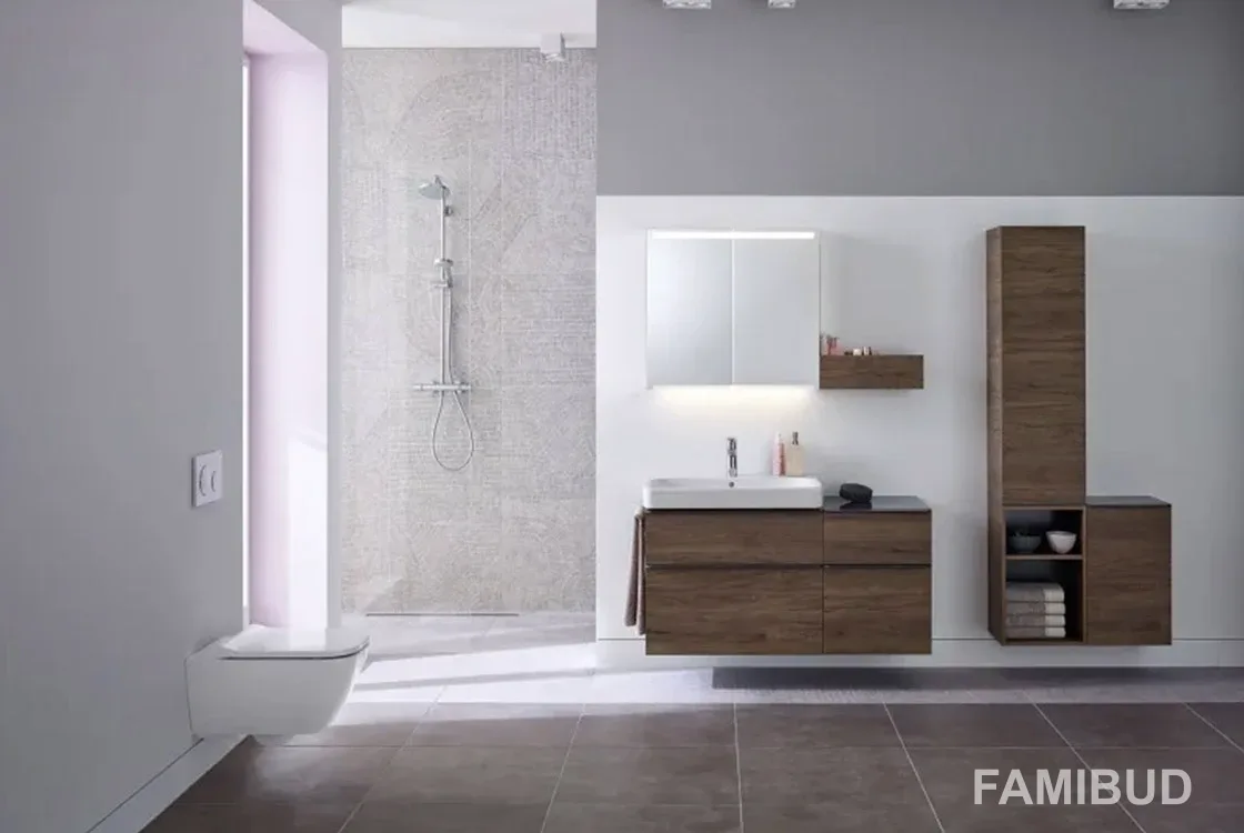 Умивальник 90 Smyle Square 500.250.01.1, Geberit