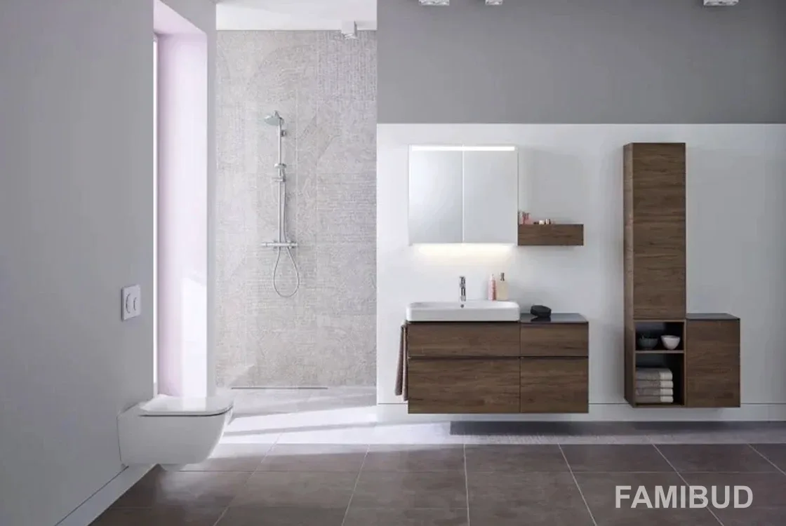 Умивальник 55 Smyle Square, Geberit