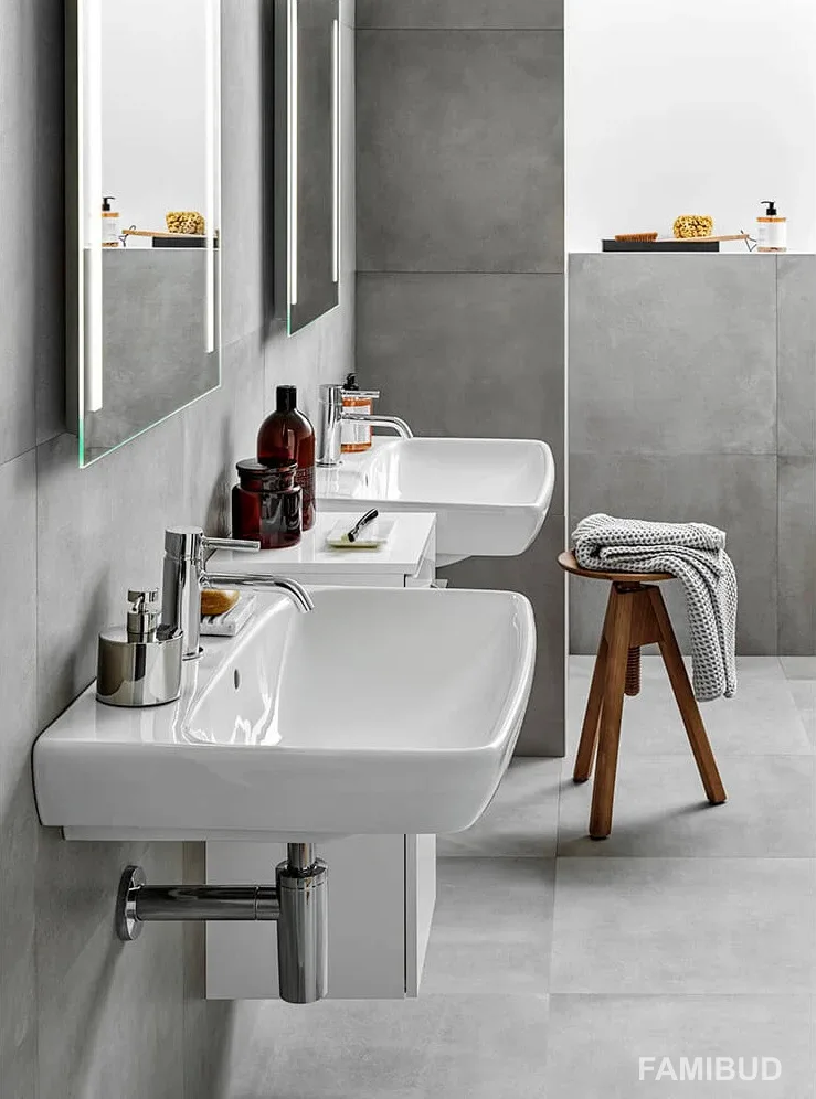 Умивальник 55 Selnova Square, Geberit