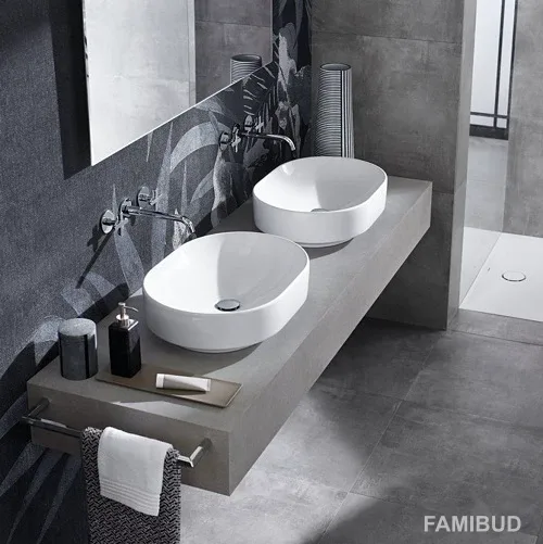 Умивальник VariForm 55 500.774.01.2, Овальна, Geberit