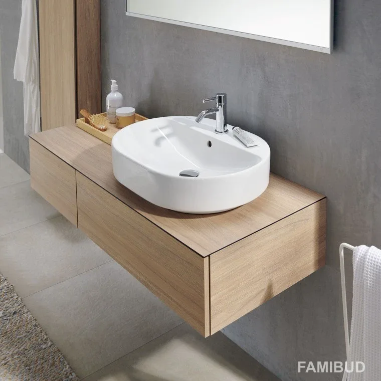 Умивальник VariForm 60 500.777.01.2, Овальна, Geberit