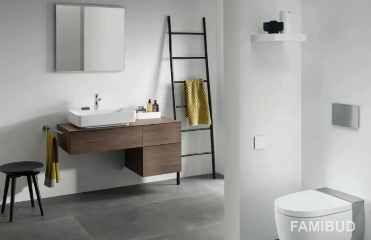 Умивальник VariForm 60 500.780.01.2, Прямокутна, Geberit