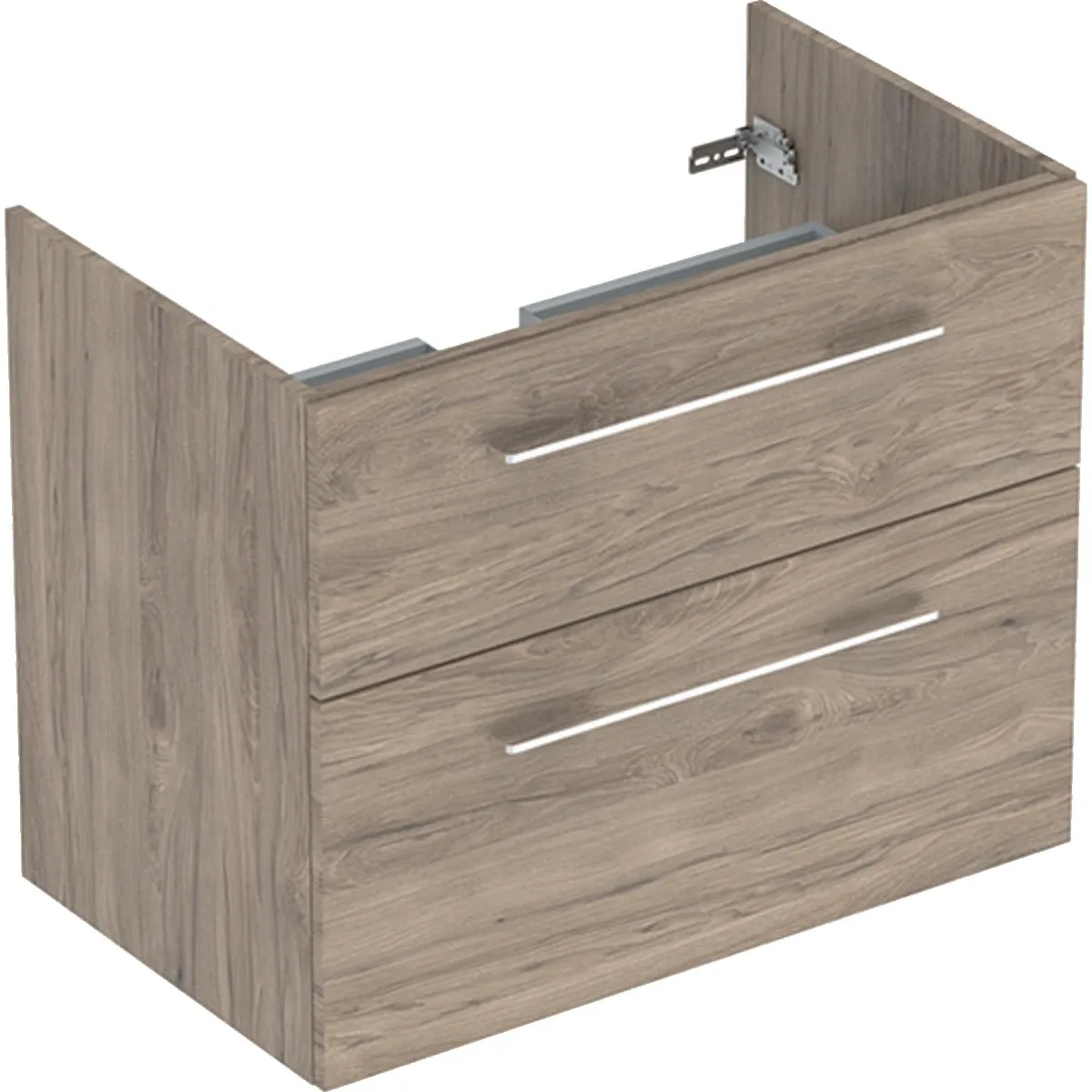 Шафка під умивальник Selnova Square slim rim Горіх темний, Geberit