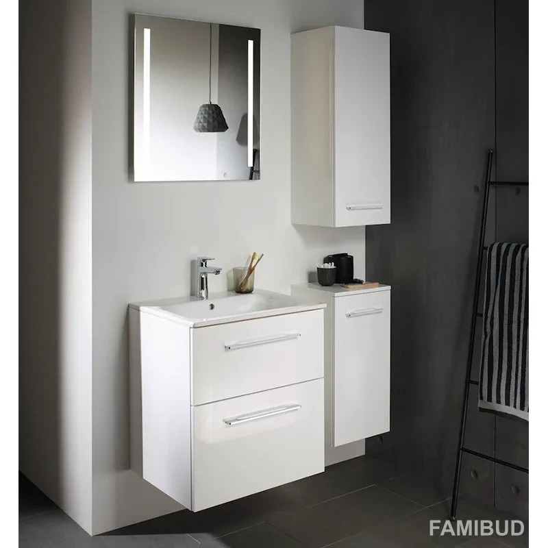 Шафка з умивальником 60 Selnova Square Slim rim 501.236.00.1, Geberit
