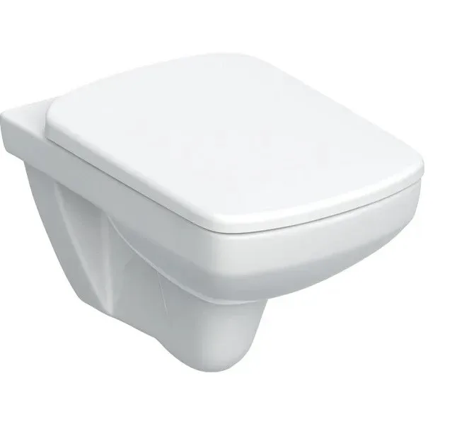 Унітаз підвісний воронкоподібний з кришкою soft-close Selnova Square 501.961.00.1, Geberit