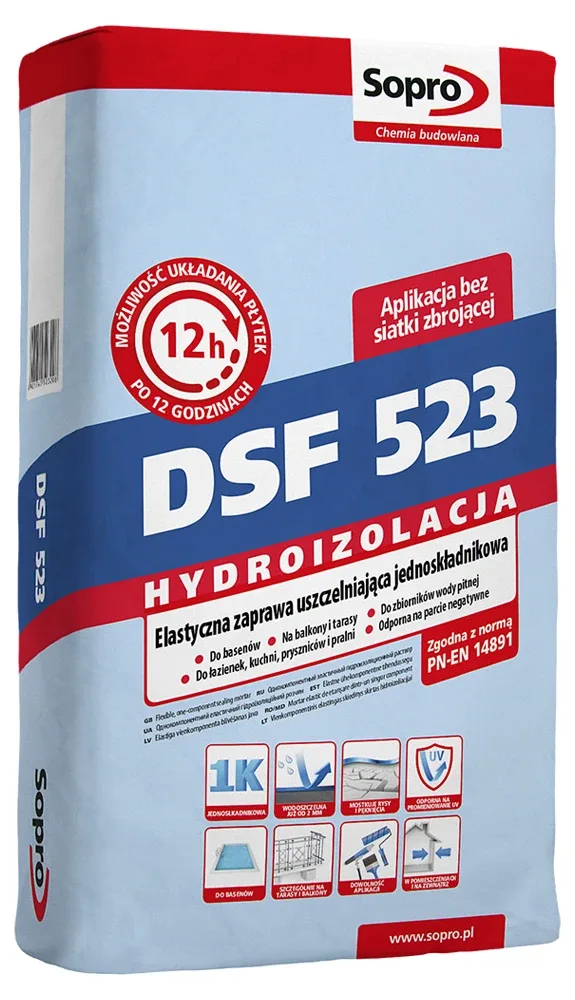 Гідроізоляційна суміш Sopro Dsf 523