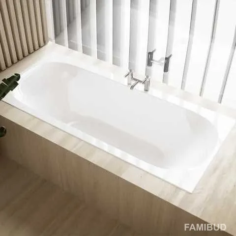 Ванна прямокутна з ніжками Soana Slim rim Duo, 180×80, Geberit