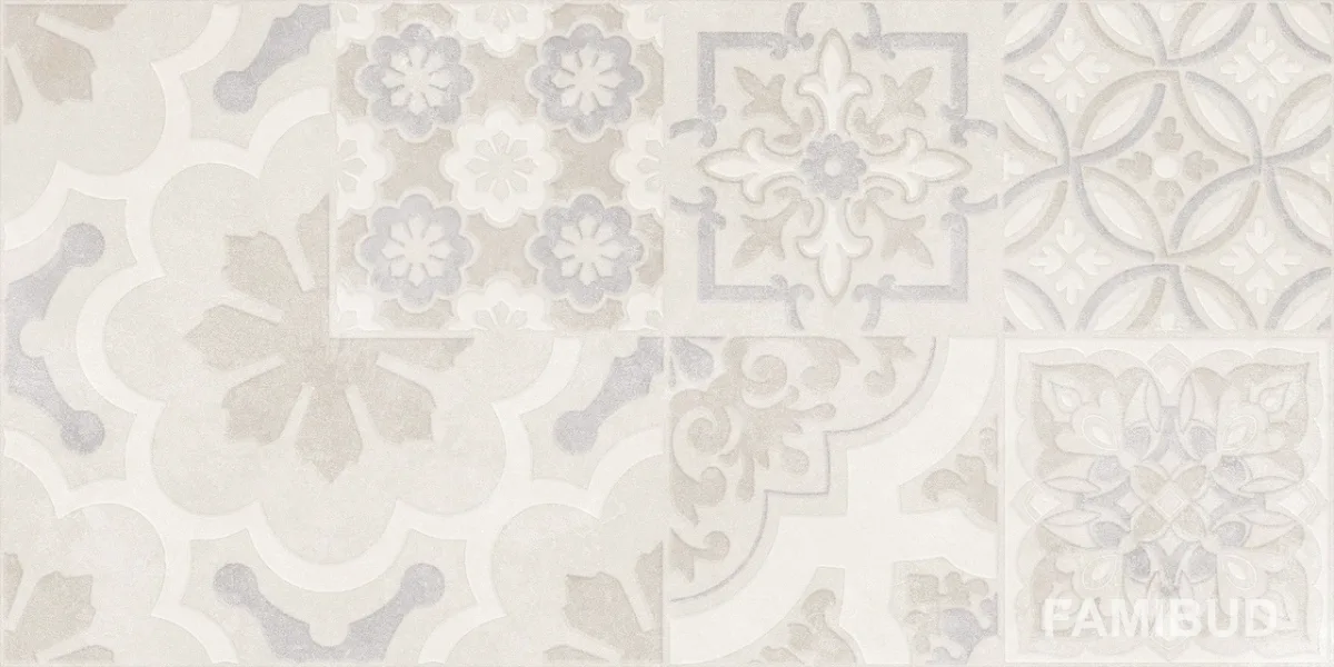 Плитка стінова Doha печворк №1, 300×600×9, Бежевий, Golden Tile
